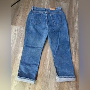 VTG RIDERS Classic Blue Denim Jeans Mom Jeans Relaxed High Waist Size 33 34